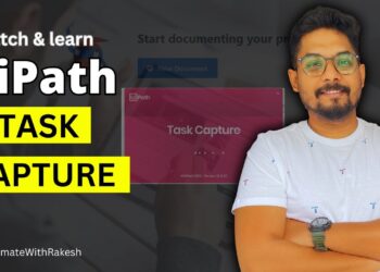 How to Use Task Capture in UiPath | UiPath Task Capture - YouTube